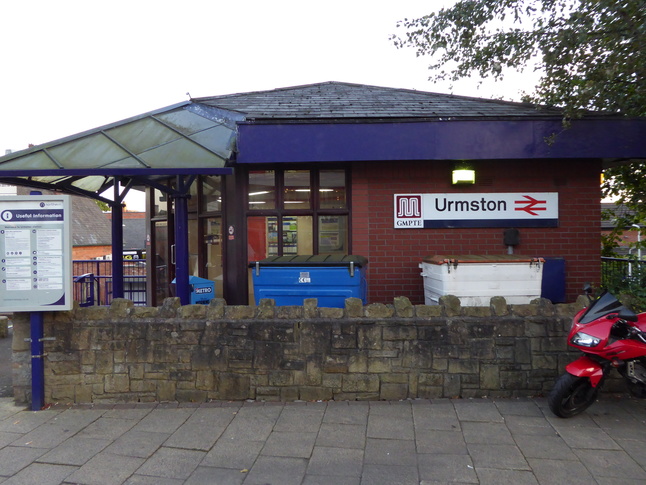 Urmston station front