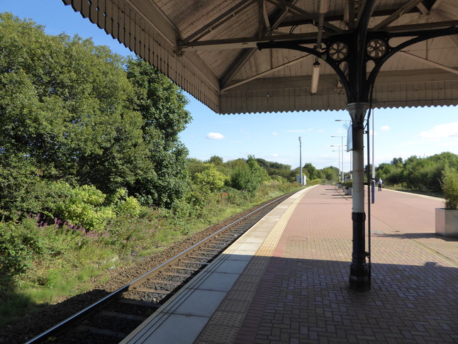 Walkden platform 1 looking east