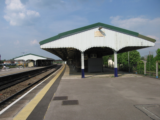 Westbury platform 1 looking east