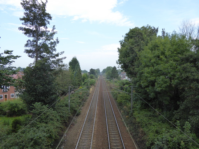Woodsmoor looking west from bridge
