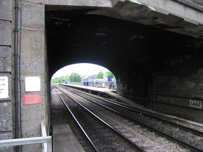 Yate platform 2 from platform 1