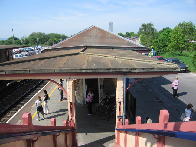 Yatton platform 2 from footbridge