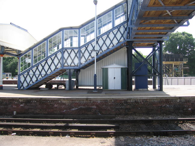 Yeovil Junction footbridge
steps