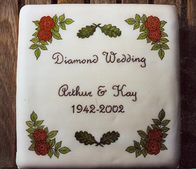  me if I would make a cake for his parents 39 Diamond Wedding Anniversary 