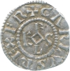 denier of King Charles the Bald of West Francia from the mint of Courcessin, Fitzwilliam Museum PG.13806, Grierson Collection