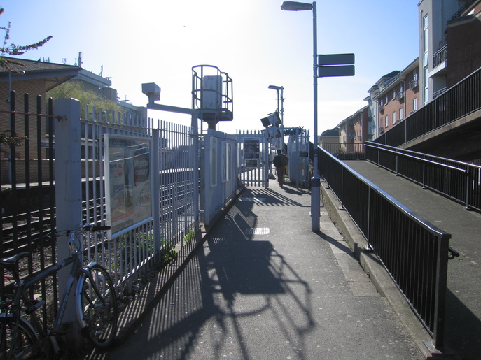 Abbey Wood platform 2 entrance