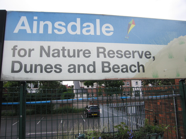 Ainsdale, for Nature Reserve, Dunes
and Beach