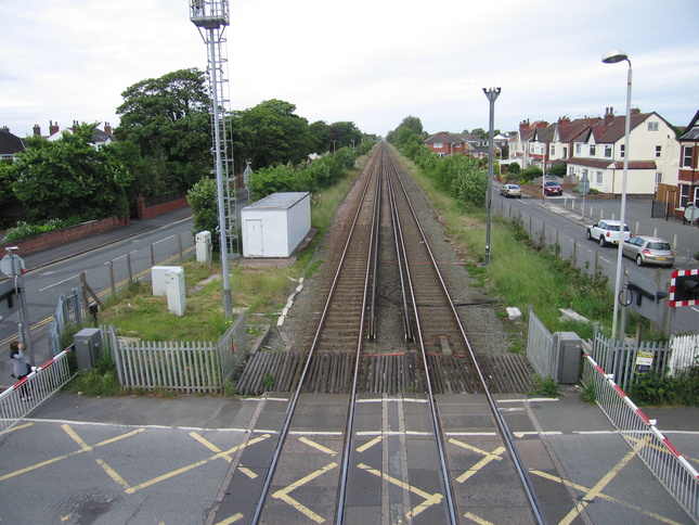 Ainsdale looking north from
footbridge