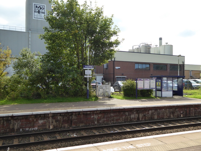 Aspatria platform 2 shelter and
exit