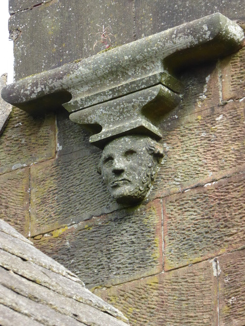 Face on Aspatria building gable end