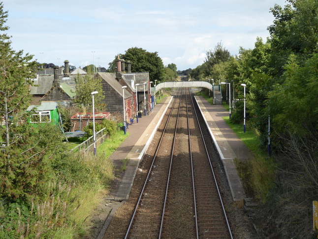 Aspatria looking east from
bridge