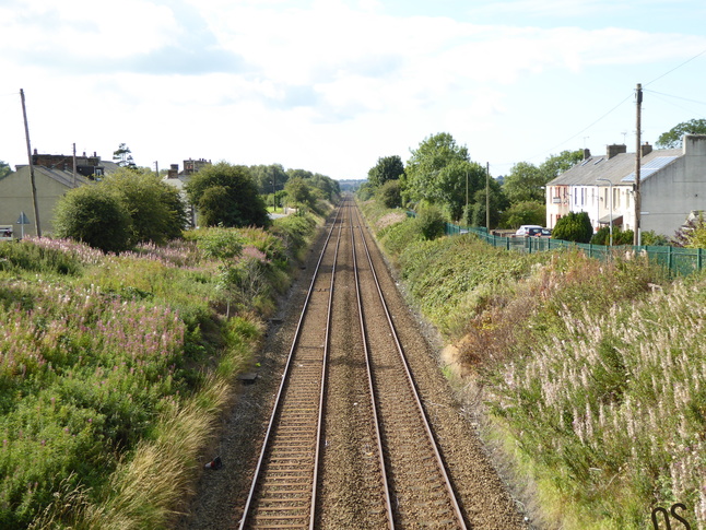 Aspatria looking west from
bridge