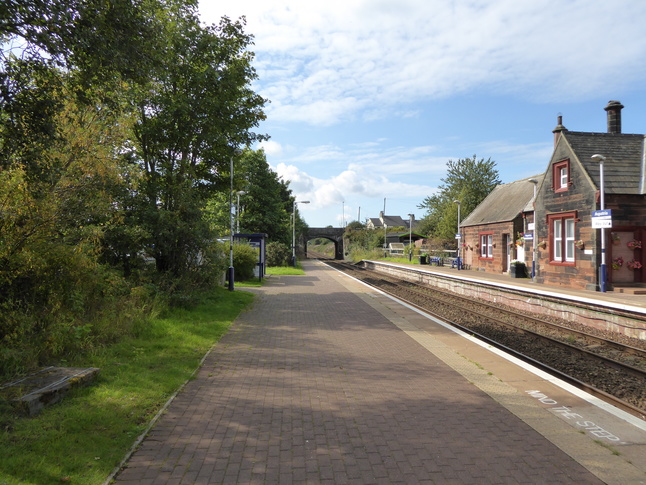 Aspatria platforms looking west