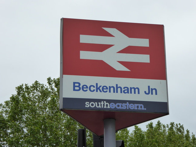 Beckenham Junction sign