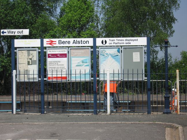 Bere Alston sign