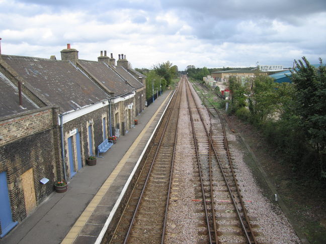 Brandon east from footbridge