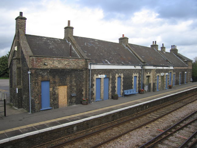 Brandon station building rear