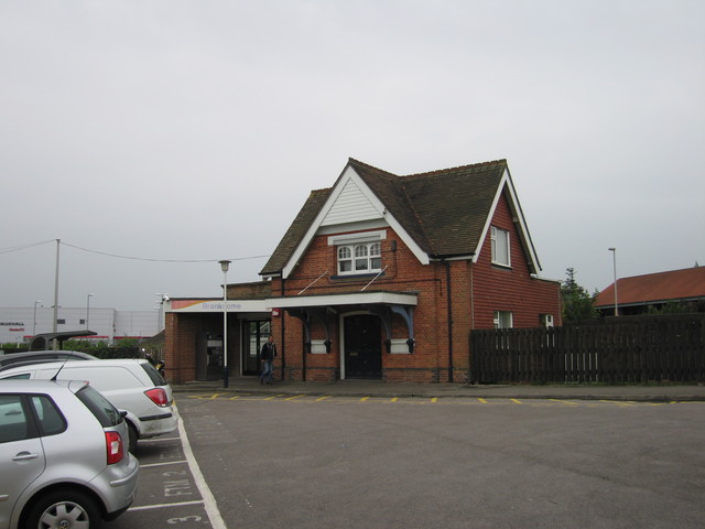 Branksome station front