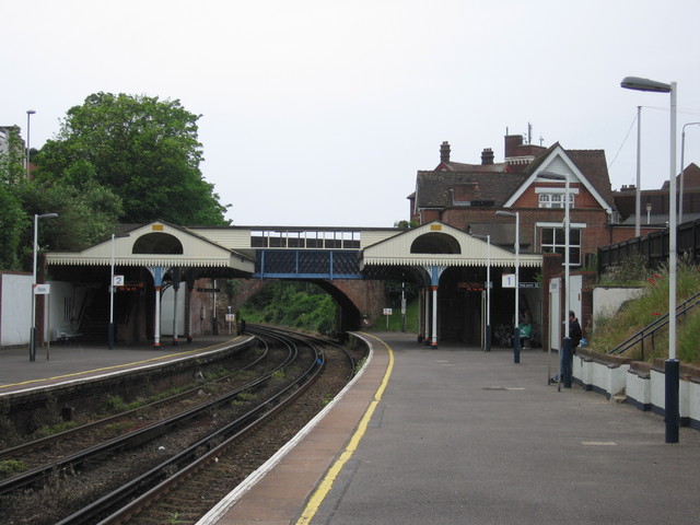Branksome station platforms