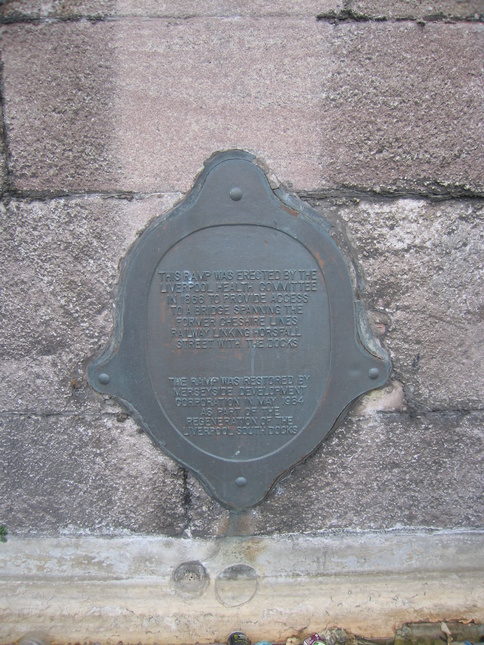 Plaque on Brunswick old
ramp