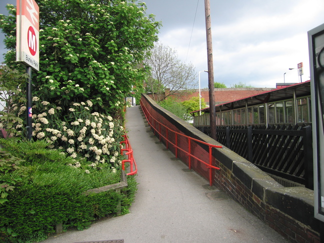 Burley Park platform 1 ramp
entrance