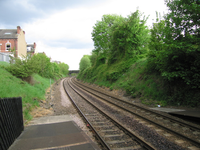 Burley Park platform 1 looking south