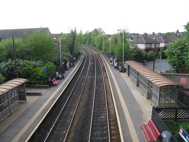 Burley Park looking north
from bridge
