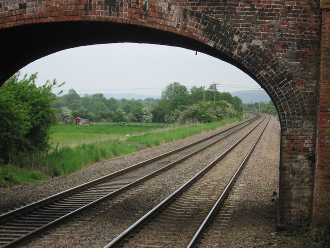 Looking east from Cam and
Dursley