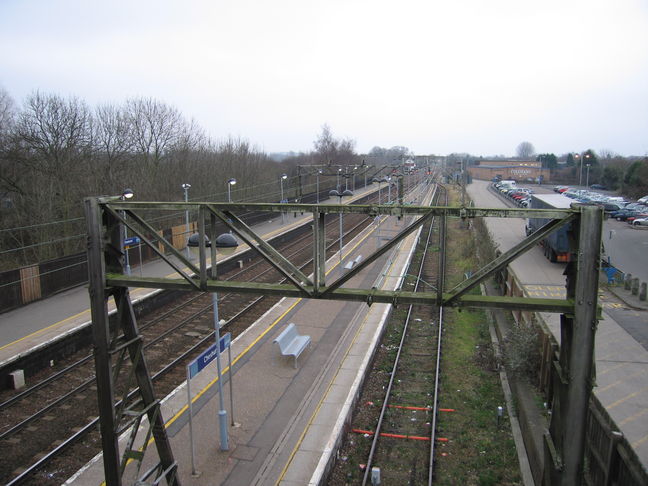 Cheshunt, looking south from
the bridge