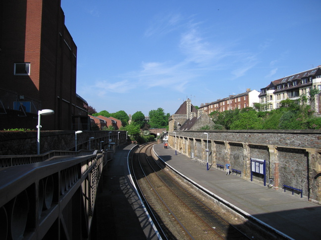 Clifton Down from footbridge