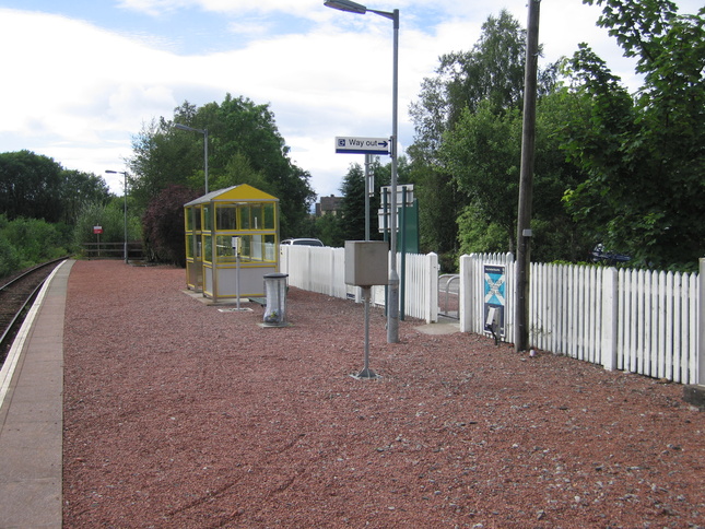 Connel Ferry exit on the platform
