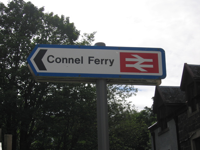Connel Ferry sign