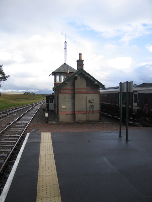 Corrour building side