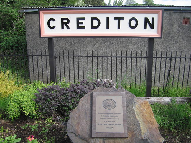 Crediton old sign