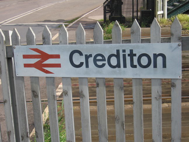 Crediton sign