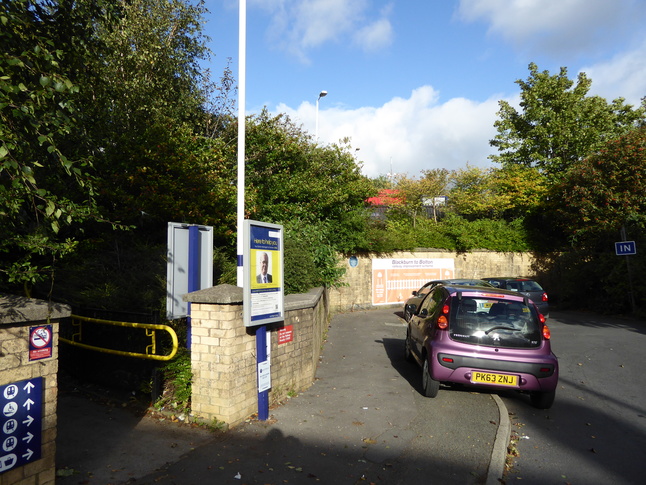 Darwen platform 1 forecourt