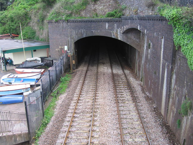 Tunnel south of Dawlish