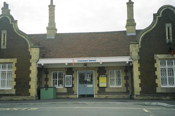 Downham Market station building
front