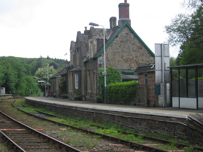 Eggesford southbound platform