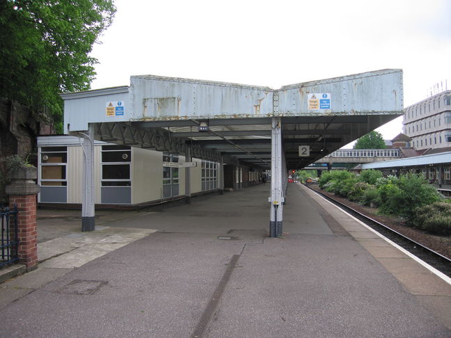 Exeter Central platform 2