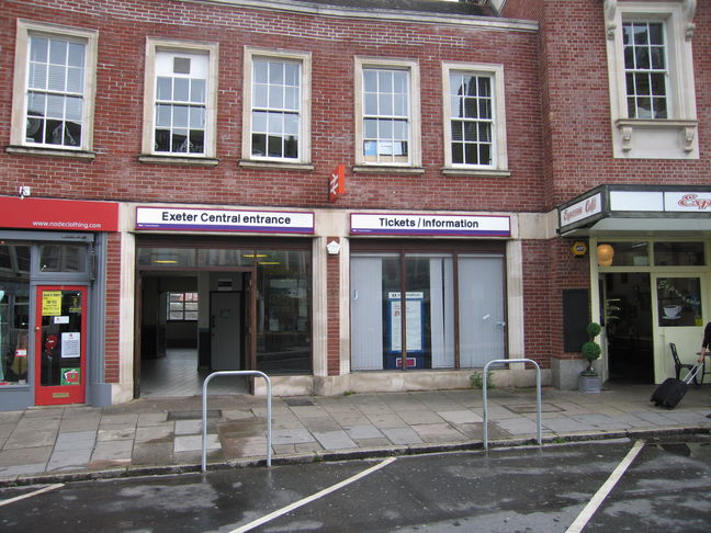 Exeter Central entrance