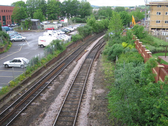 Exeter Central, looking
west