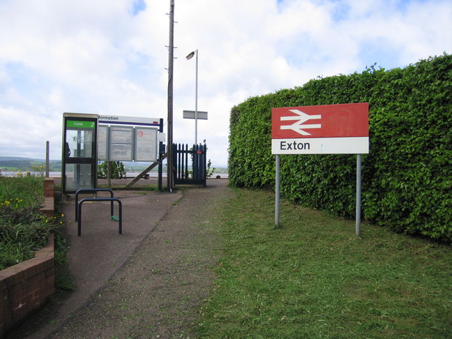 Exton station entrance