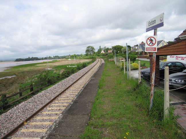 Exton, looking north