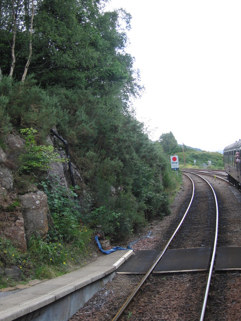 Glenfinnan platform 2 looking east