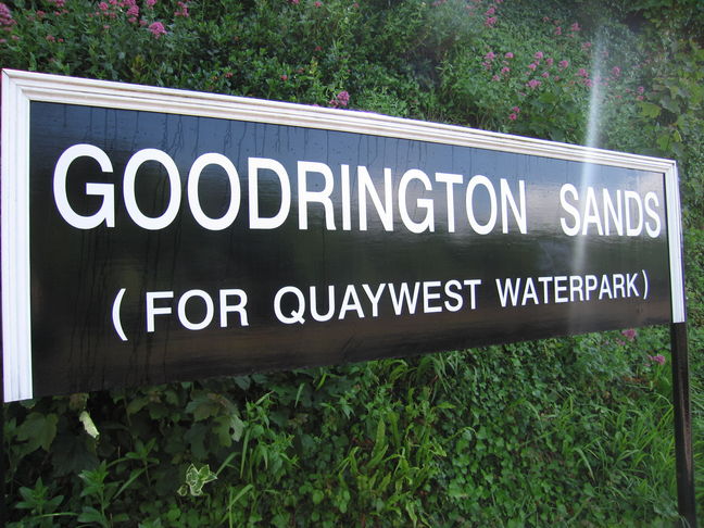 Goodrington Sands sign