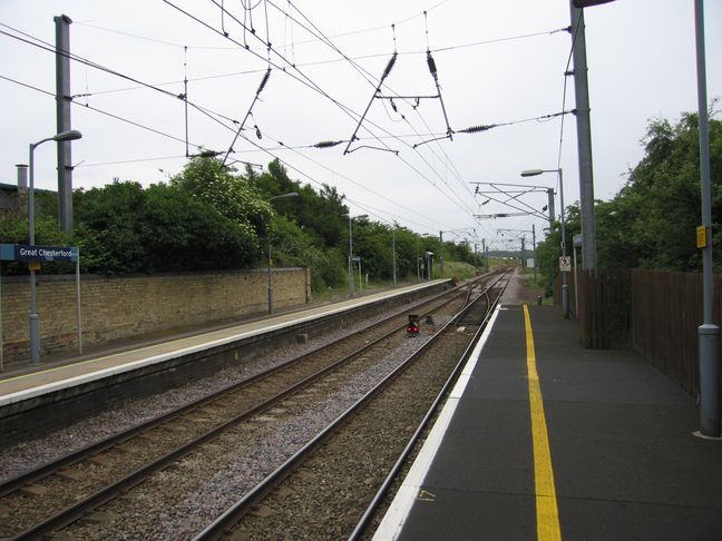 Great Chesterford platform 2,
looking south