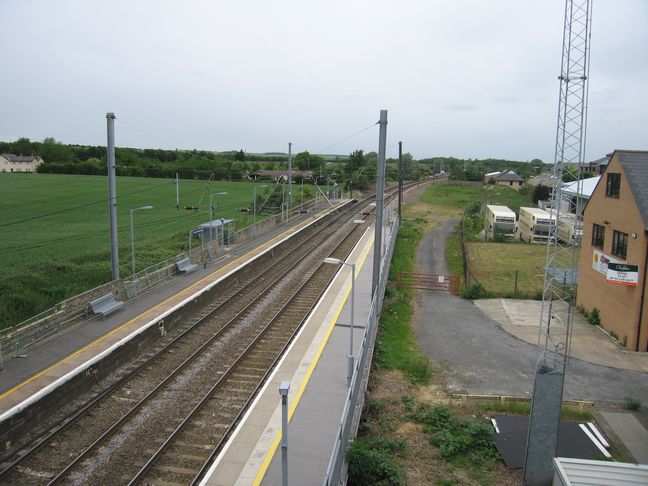 Great Chesterford, looking
north from the bridge