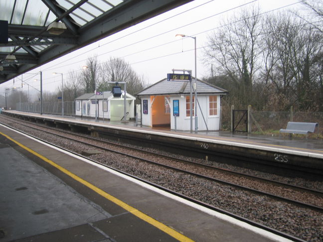Hertford North platform 1