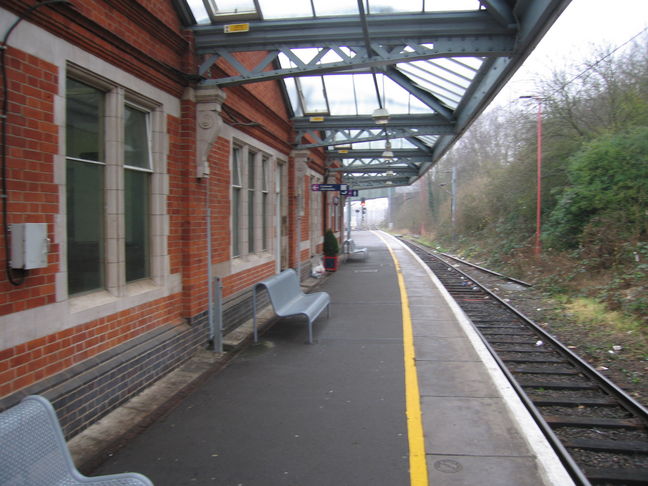 Hertford North platform 3, looking
south